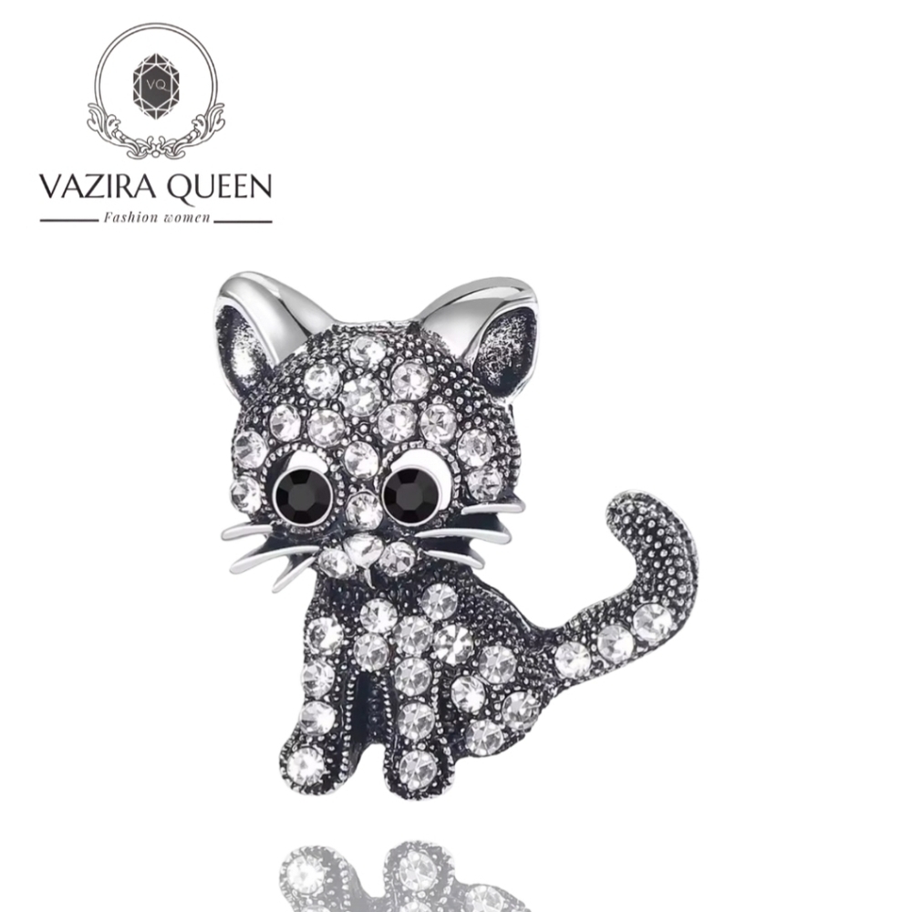 VQ Cat Brooch